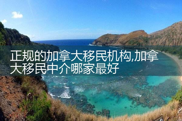 正规的加拿大移民机构