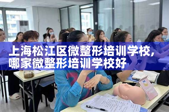 上海松江区微整形培训学校