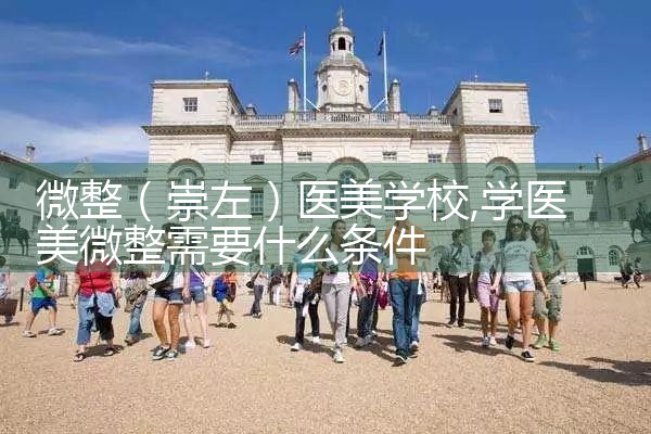 微整(渭南)培训结构