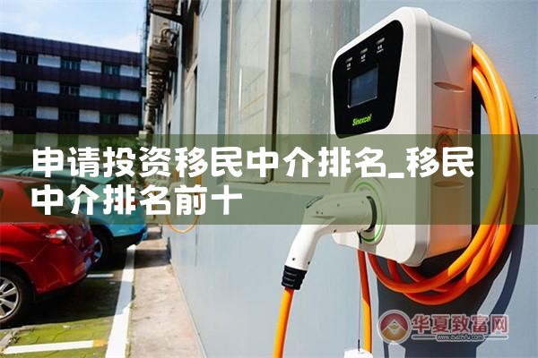申请投资移民中介排名