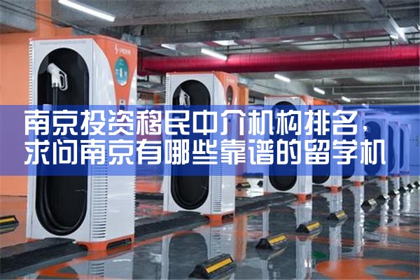 南京投资移民中介机构排名