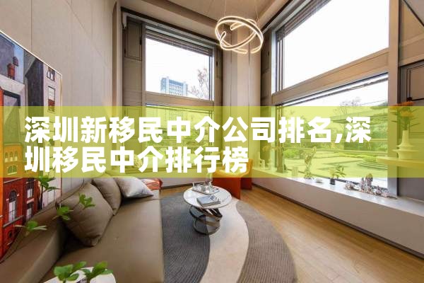 深圳新移民中介公司排名