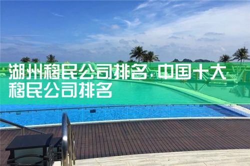 湖州移民公司排名
