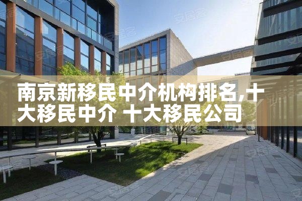 南京新移民中介机构排名