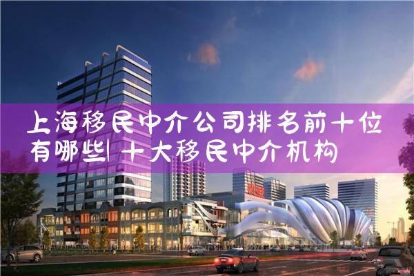 上海移民中介公司排名前十位有哪些