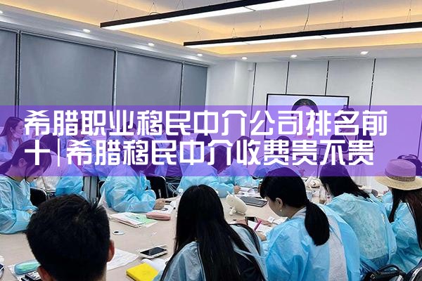 希腊职业移民中介公司排名前十