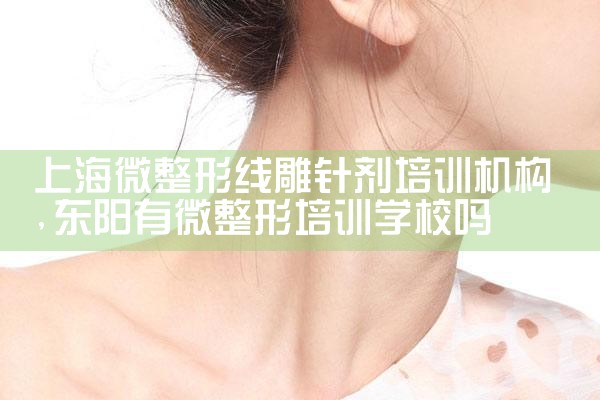 上海微整形vip培训课程