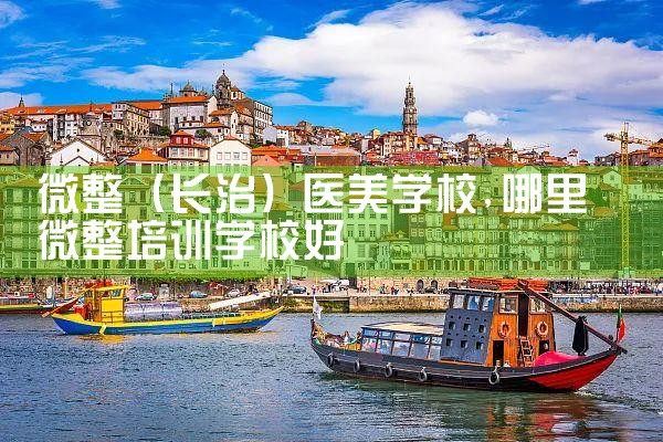 微整(长治)医美学校