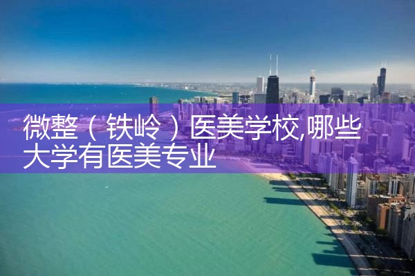 微整(铁岭)医美学校