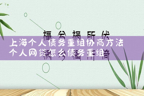 上海个人债务重组协商方法