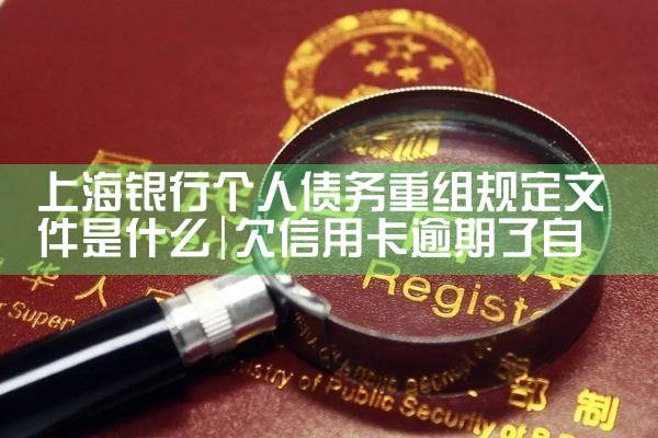 上海银行个人债务重组规定文件是什么